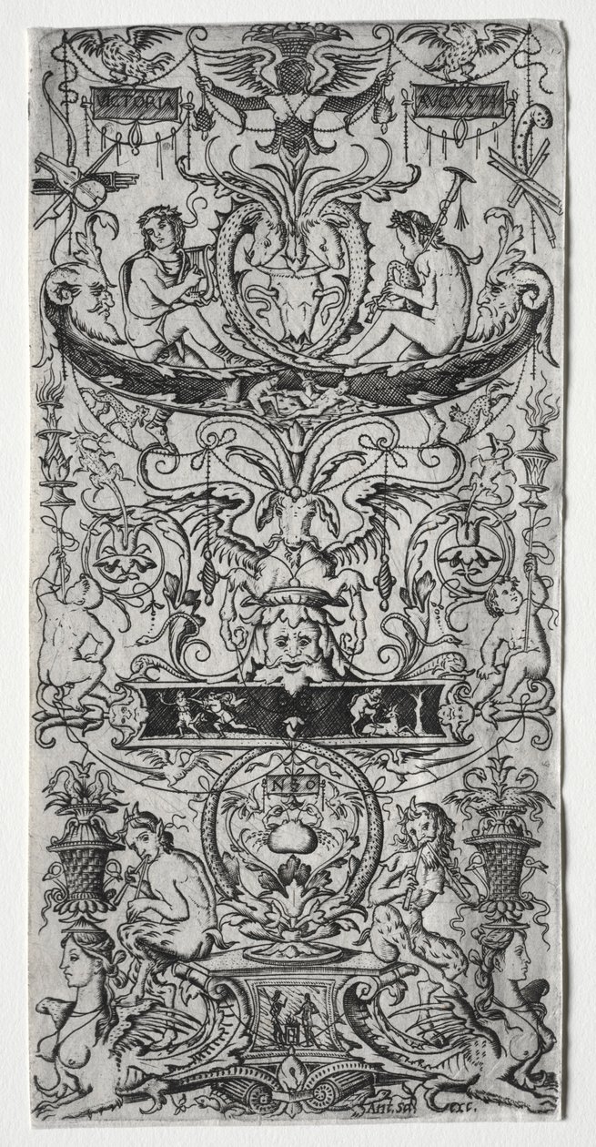 装飾パネル 刻まれたビクトリア オーガスタ、c。 1507年。 作： ニコレット・ダ・モデナ