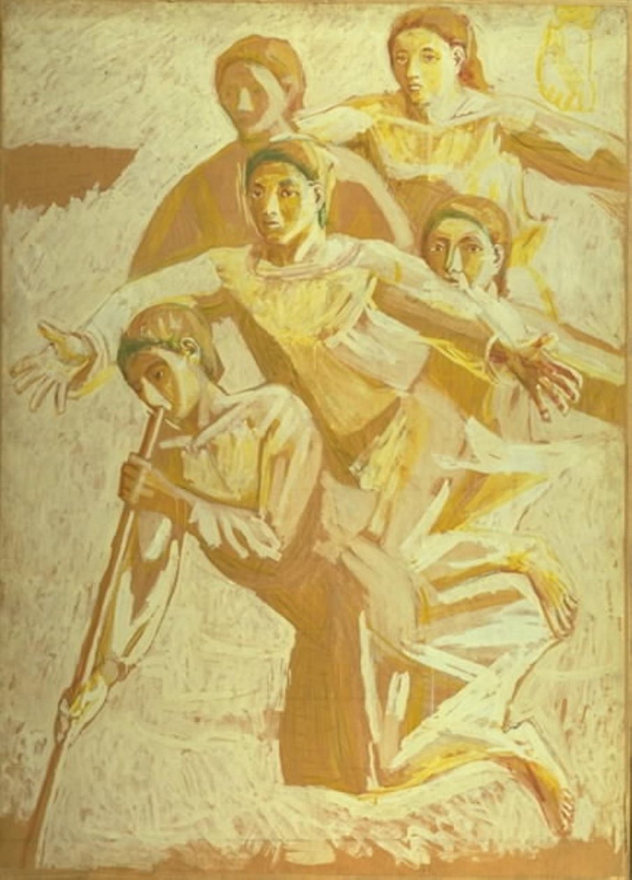 ラッパを吹く5人の天使 作： Niels Larsen Stevns