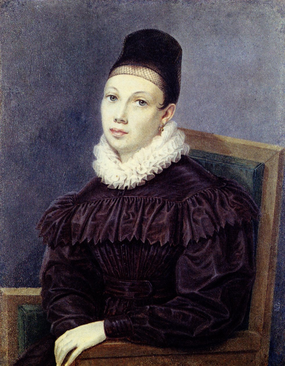 Yelizaveta Petrovna Naryshkina 1801-1867、1832の肖像 作： ニコライ・アレクサンドロヴィチ・ベストゥージェフ