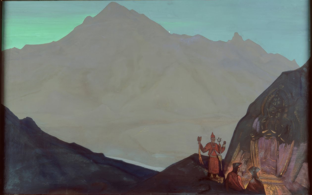 NKRoerich、Chenresig、Westtibet 作： ニコライ・コンスタンティノウィッチ・レーリッヒ