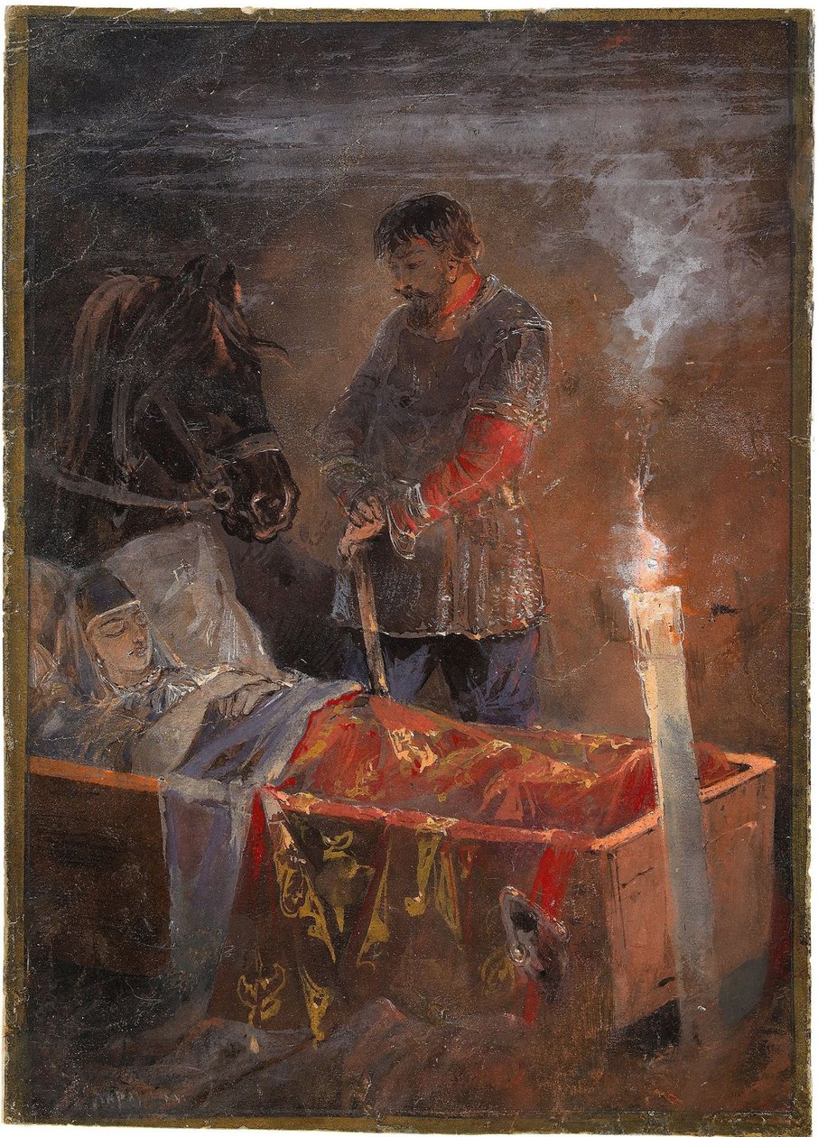 眠れる森の美女、1889 年 作： Nikolai Nikolayevich Karasin