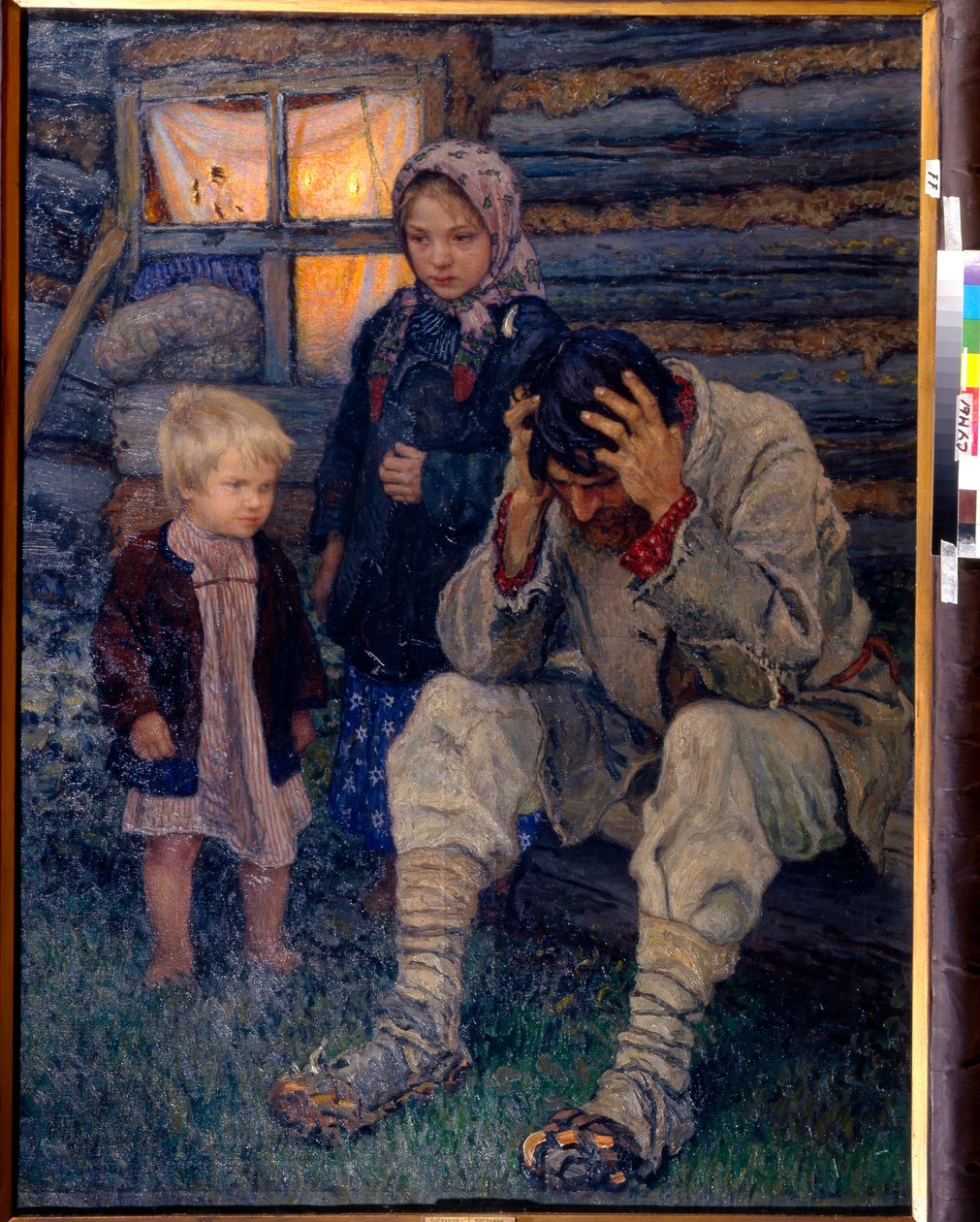 Deuil - Bogdanov-Belsky, Nikolai Petrovich (1868-1945) Mourning 油彩・キャンバス 1909年 スミー地方美術館 141x106 作： ニコライ・ペトロヴィッチ・ボグダノフ・ベルスキー