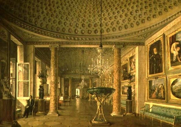 サンクトペテルブルク、ストロガノフ宮殿の絵画館 作： ニコライ・ステパノビッチ・ニキティン