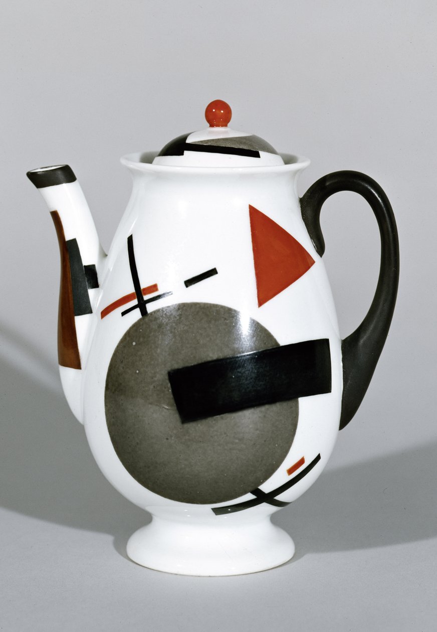 コーヒーポット 1924年頃（磁器） 作： ニコライ・ミハイロビッチ・スエティン