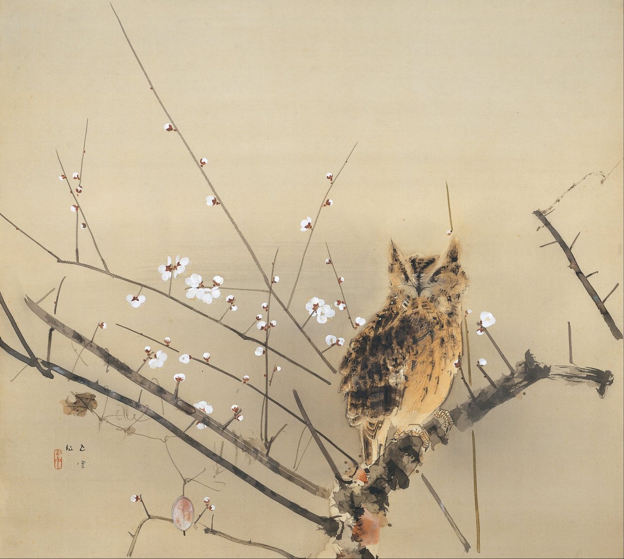 初期の梅の花 作： 西村豪