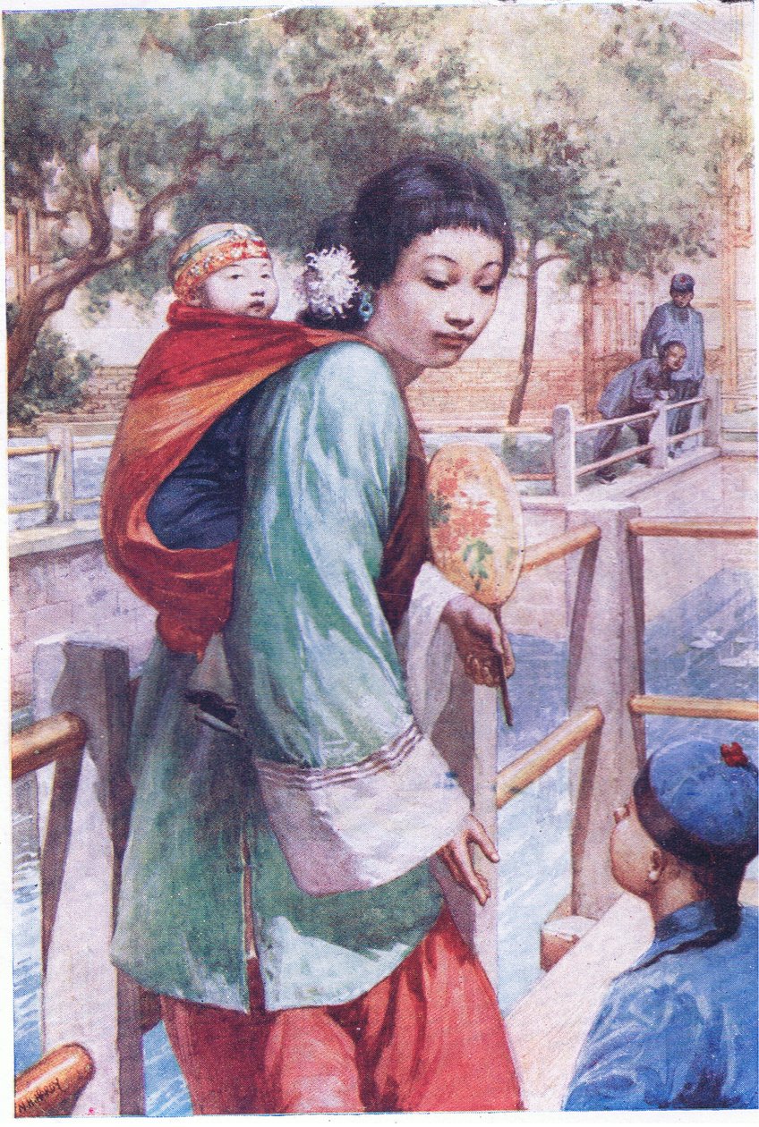 中国の子供たちc.1900 作： ノーマン・ハーディ