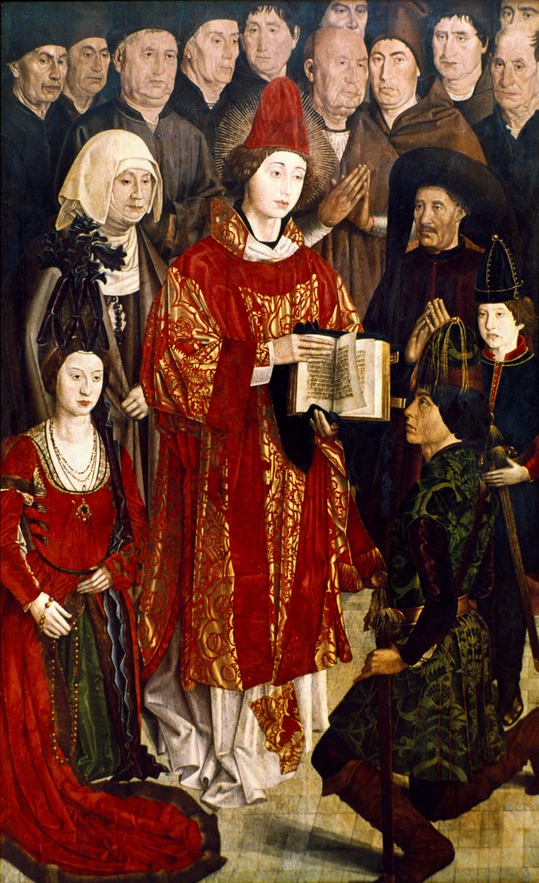 セントビンセントの祭壇画、1460 作： Nuno GoncalvesまたはGonzalvez