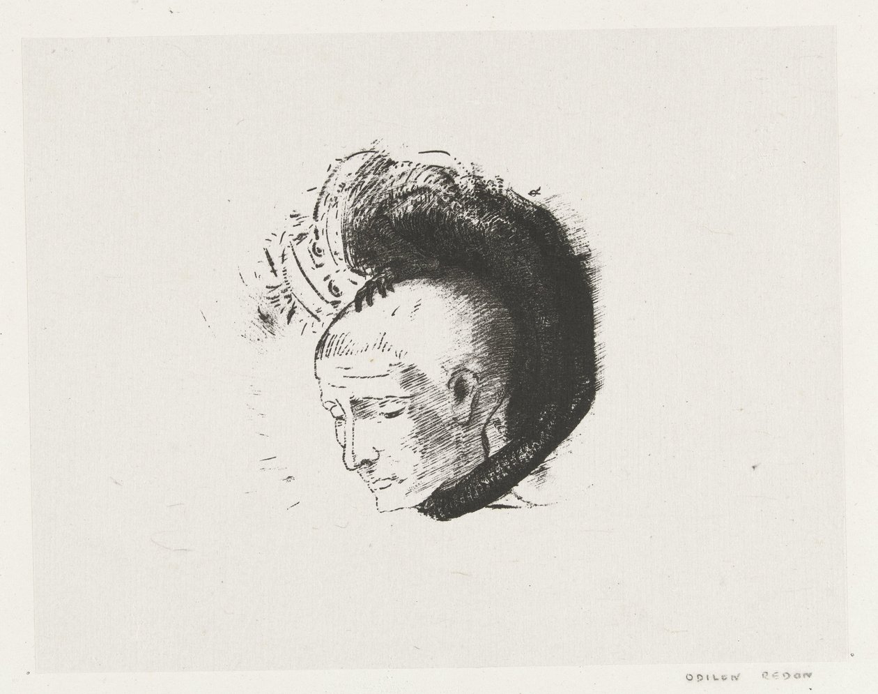 絵画における理想主義的な動き Le mouvement idealiste en peinture 作： オディロン・ルドン