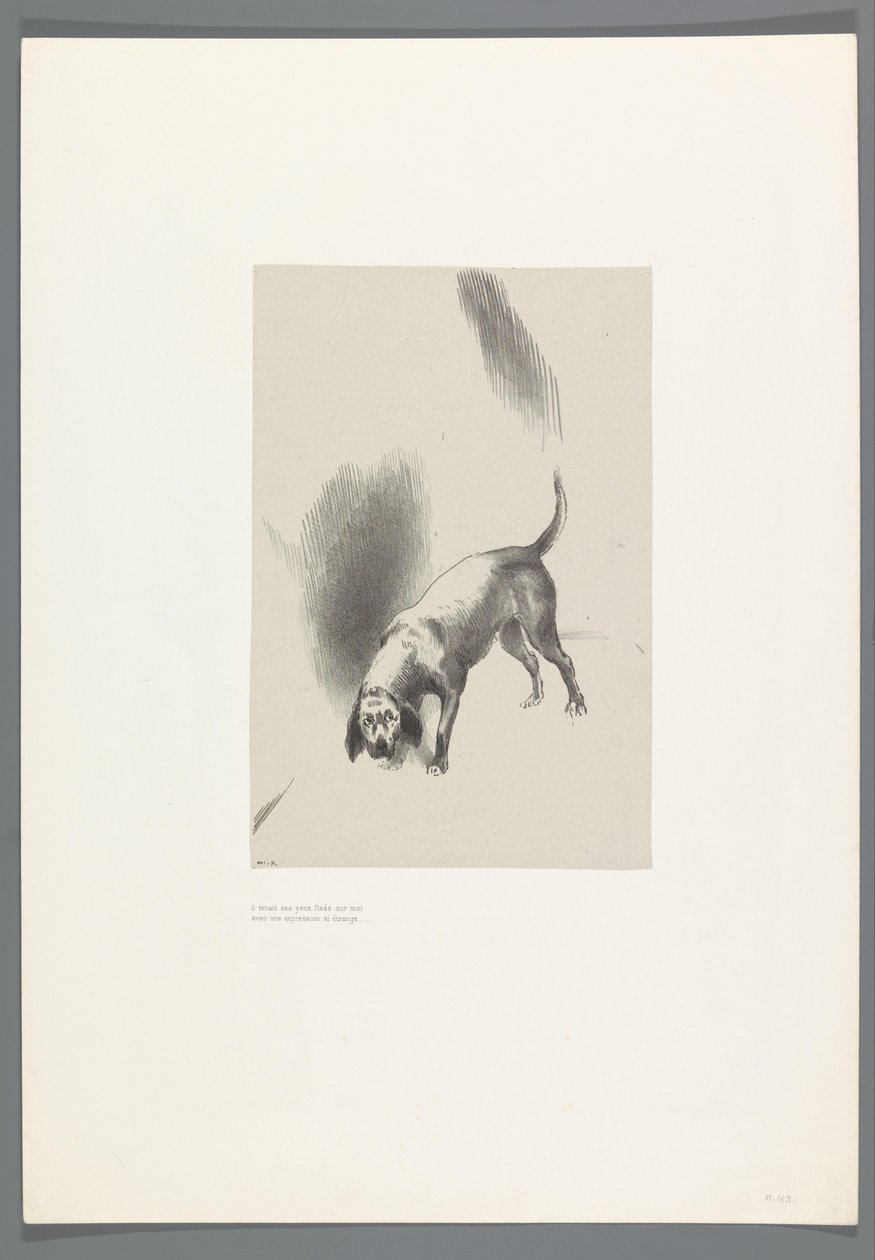 そんな変な表情で僕を見つめていた The High House, 6 litho