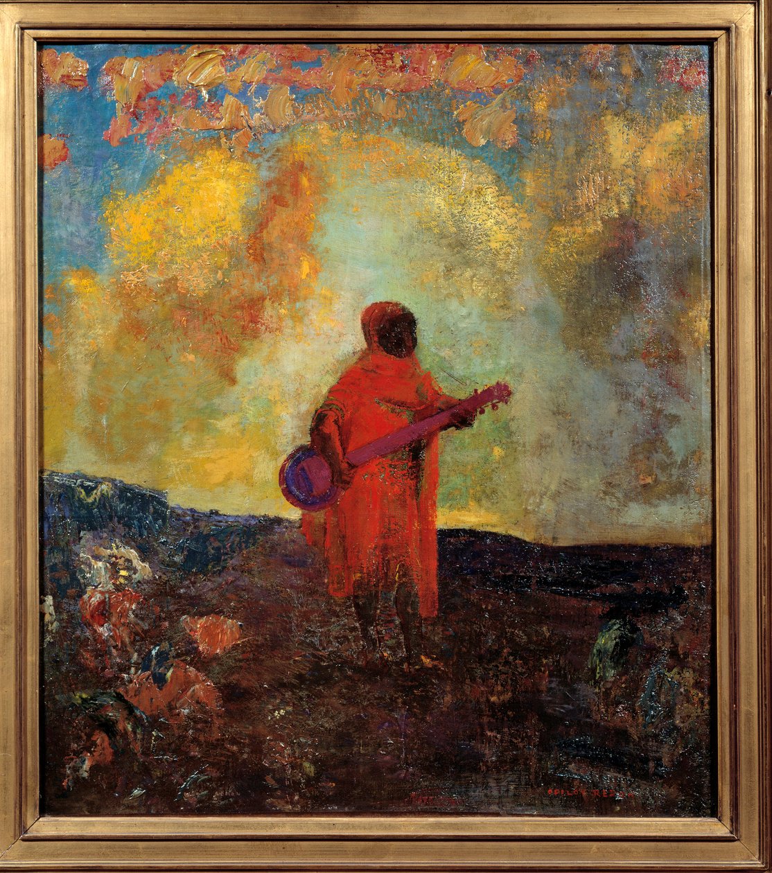 L'arabe オディロン・ルドン（1840-1916）の絵画 1893年 日 0.5x0.44 m