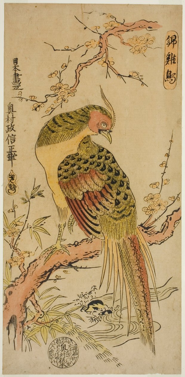 金雉（金鶏町） 作： 奥村正信