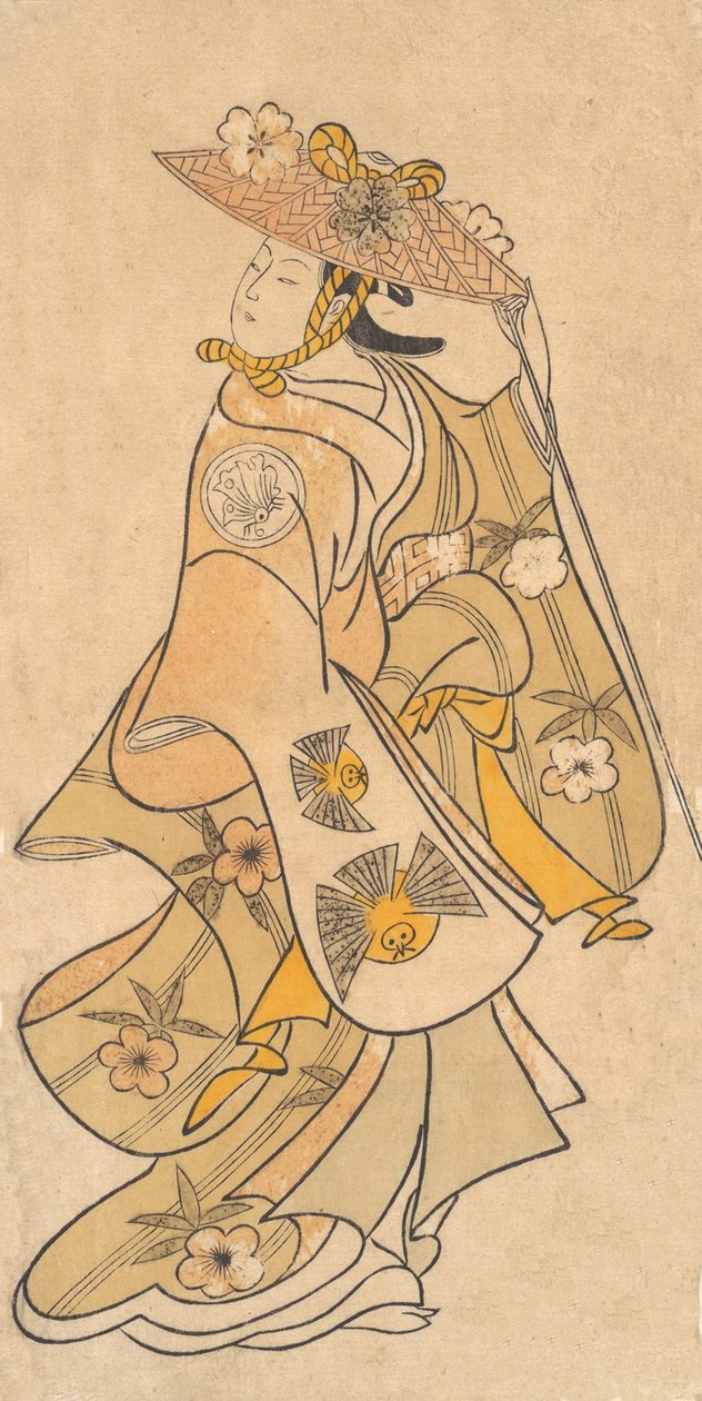 俳優 三条勘太郎 1697-1763 年、女性として。 1730年頃。 1730年。 作： 奥村利伸