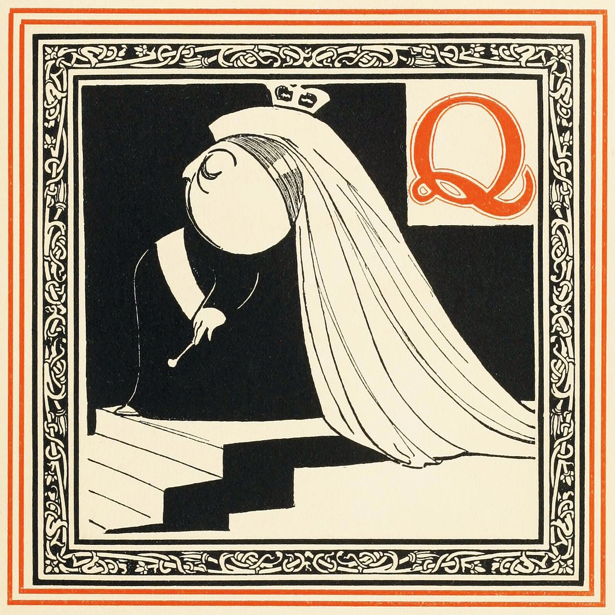 Qは女王なので、セレブリティのアルファベット、パブからの高貴で自由です。 1899 作： オリバー・ヘレフォード