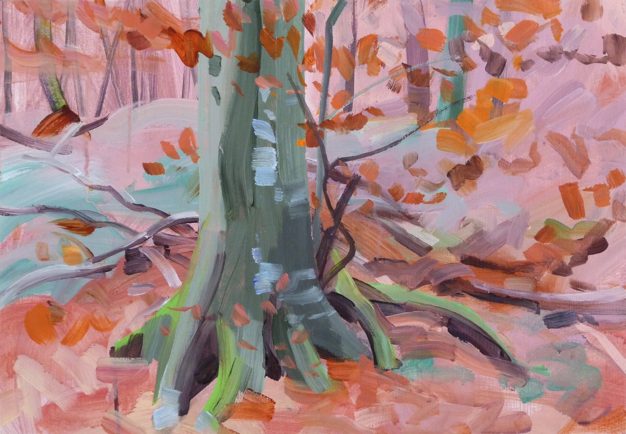 Forêt32、2018（キャンバスにアクリル絵の具） 作： オリヴィエ・モレル