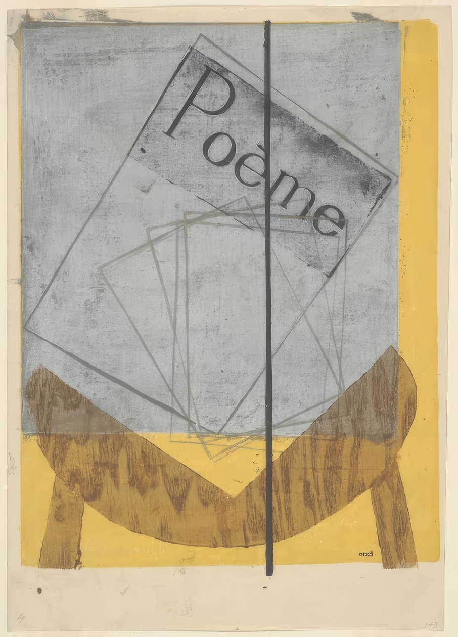 作品第2番：キャラクター 作： 恩地孝四郎