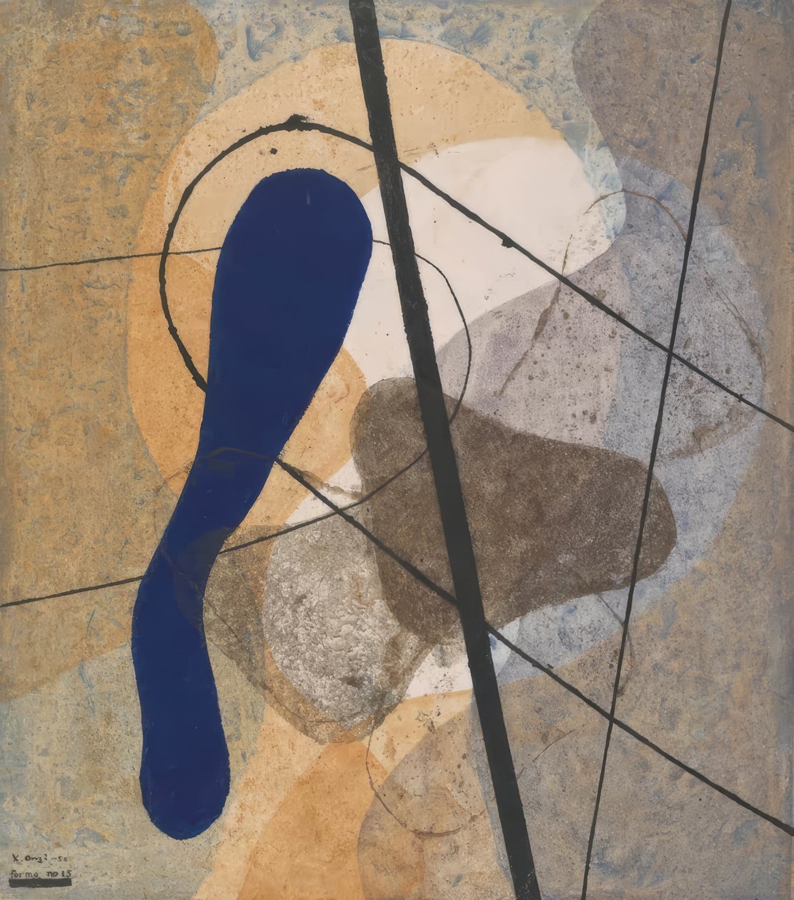 様式第15号：移動物 作： 恩地孝四郎