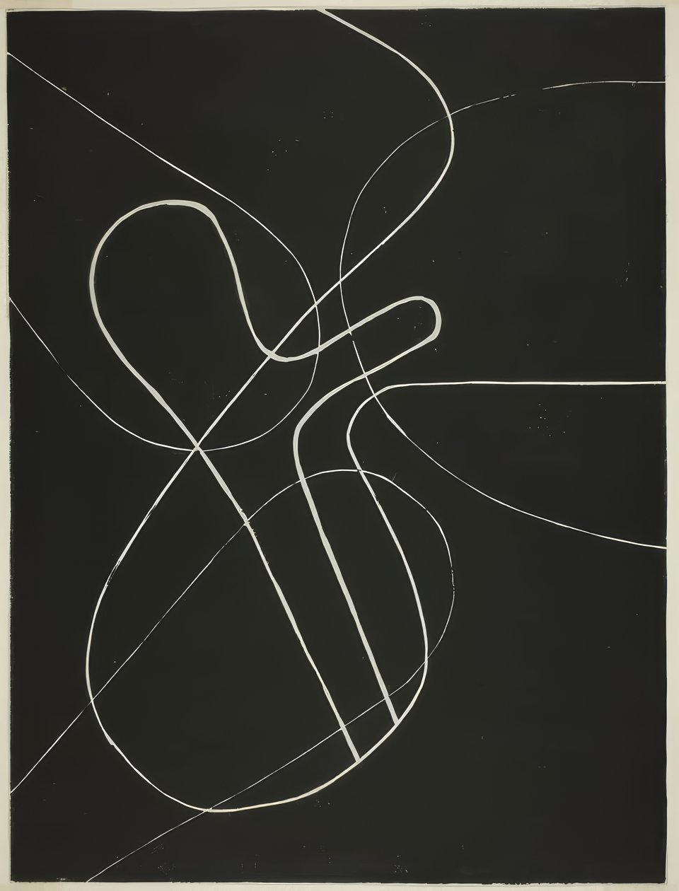 即興曲第3番：線 作： 恩地孝四郎