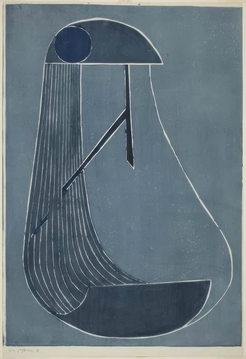 抒情詩 第5番：苦悩の日の突然の追憶 作： 恩地孝四郎