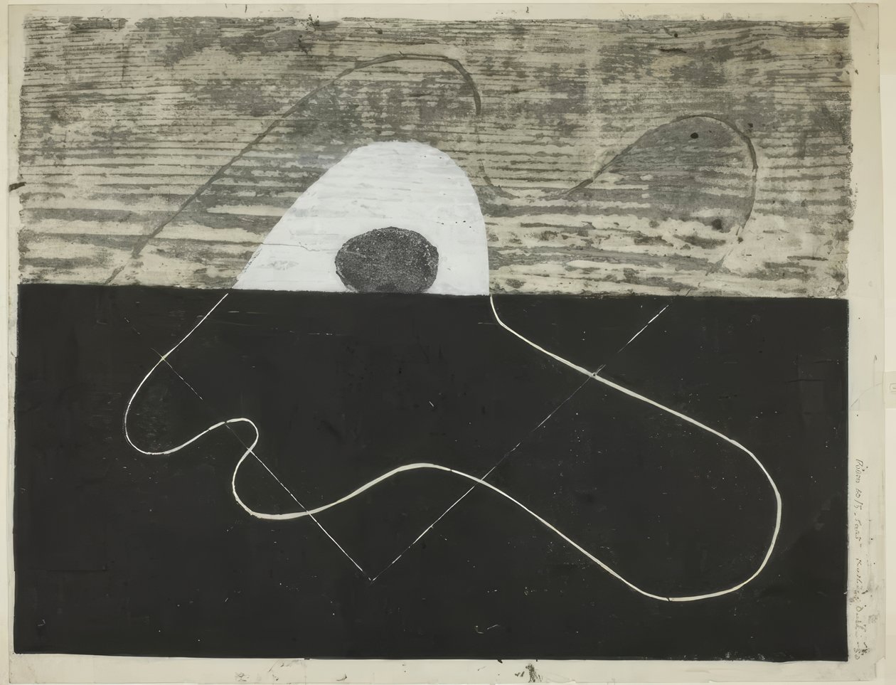 詩第15番：過去 作： 恩地孝四郎