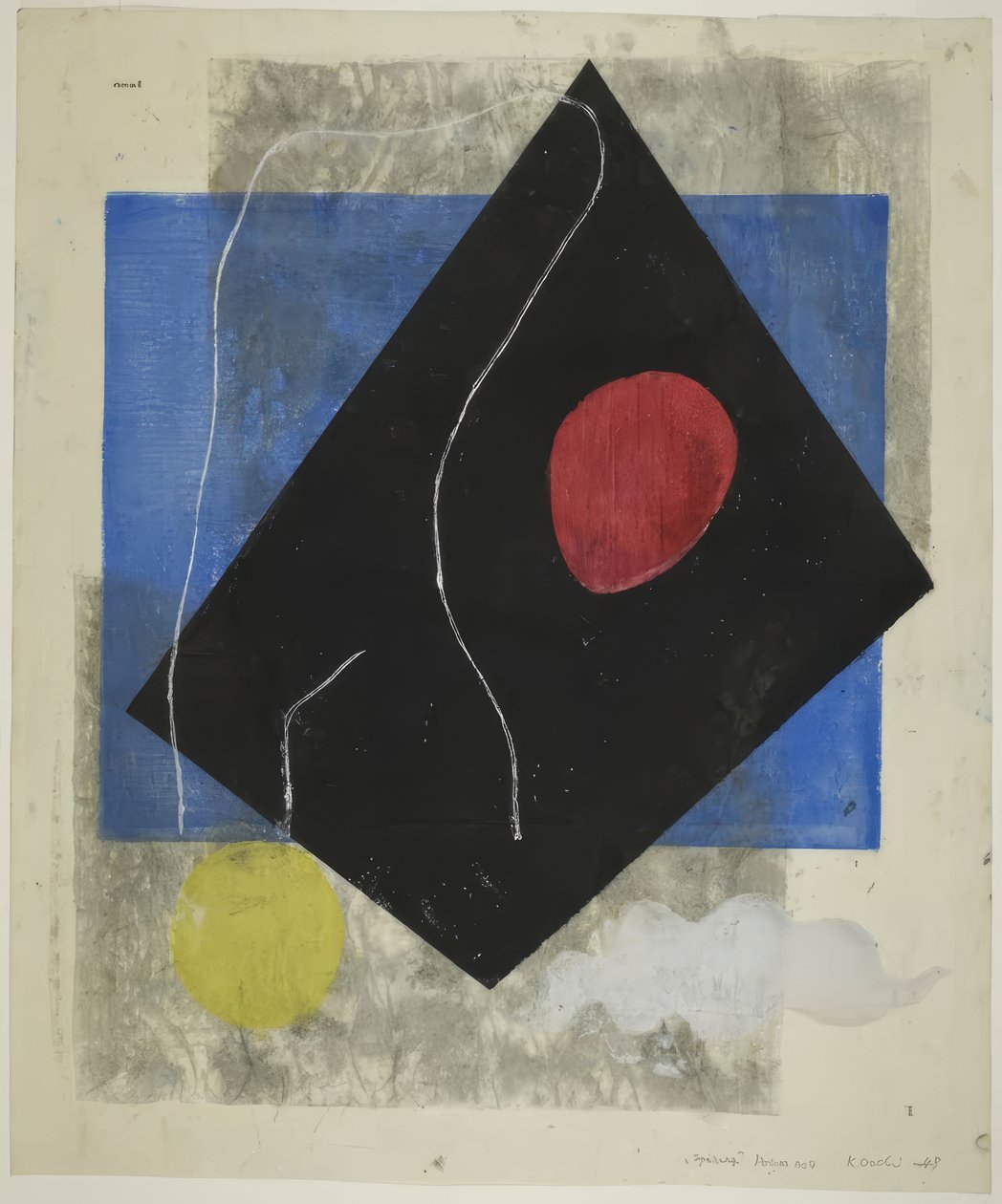 詩 第4番：春 作： 恩地孝四郎