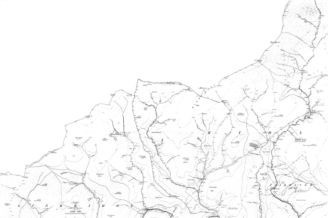 ノーサンバーランドの地図 作： 兵器調査