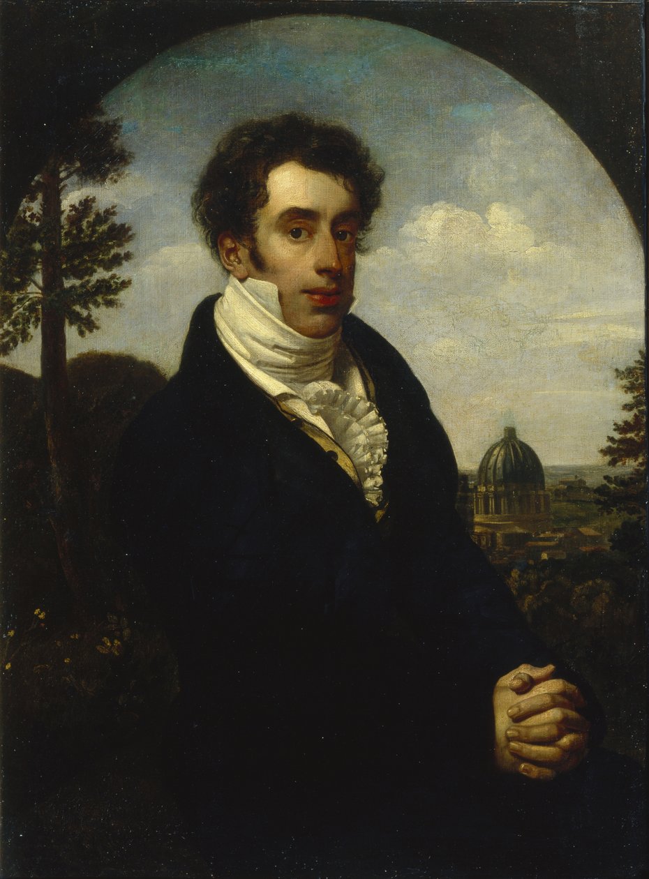 アレクサンドル王子の肖像ミハイロビッチゴリツィン1798-1858、1819 作： オレスト・アダモビッチ・キプレンスキー