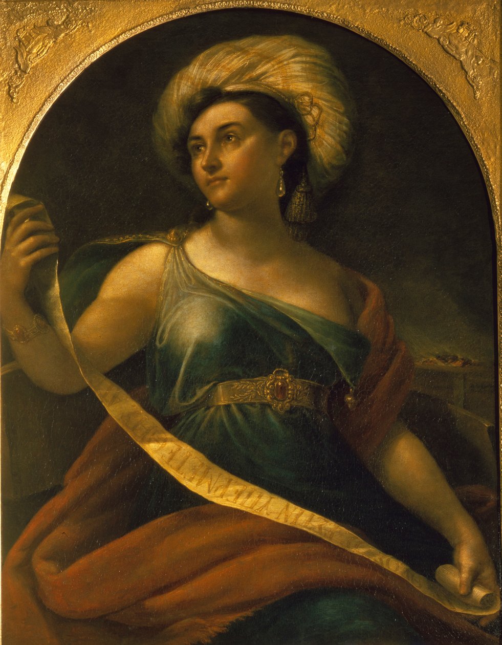Delphic Sibyl、1828としての女優エカテリーナSemyonova 1786-1849の肖像 作： オレスト・アダモビッチ・キプレンスキー