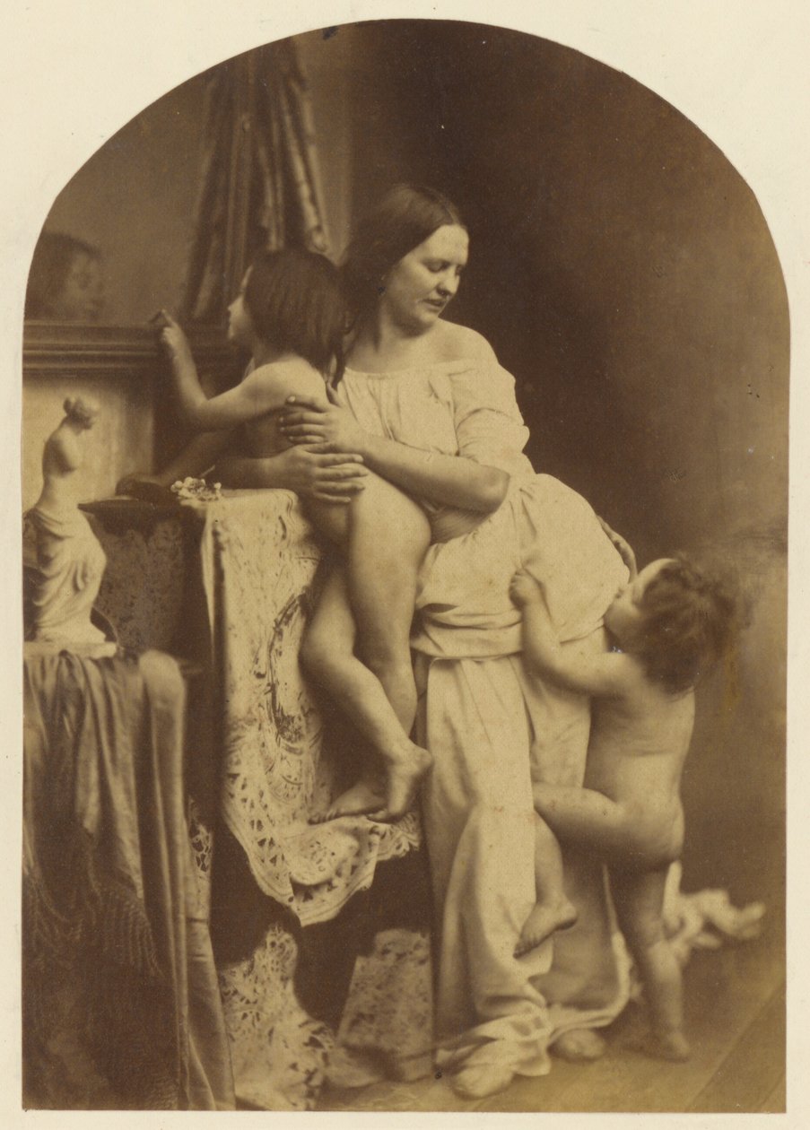 聖母子と洗礼者ヨハネ 作： Oscar Gustave Rejlander