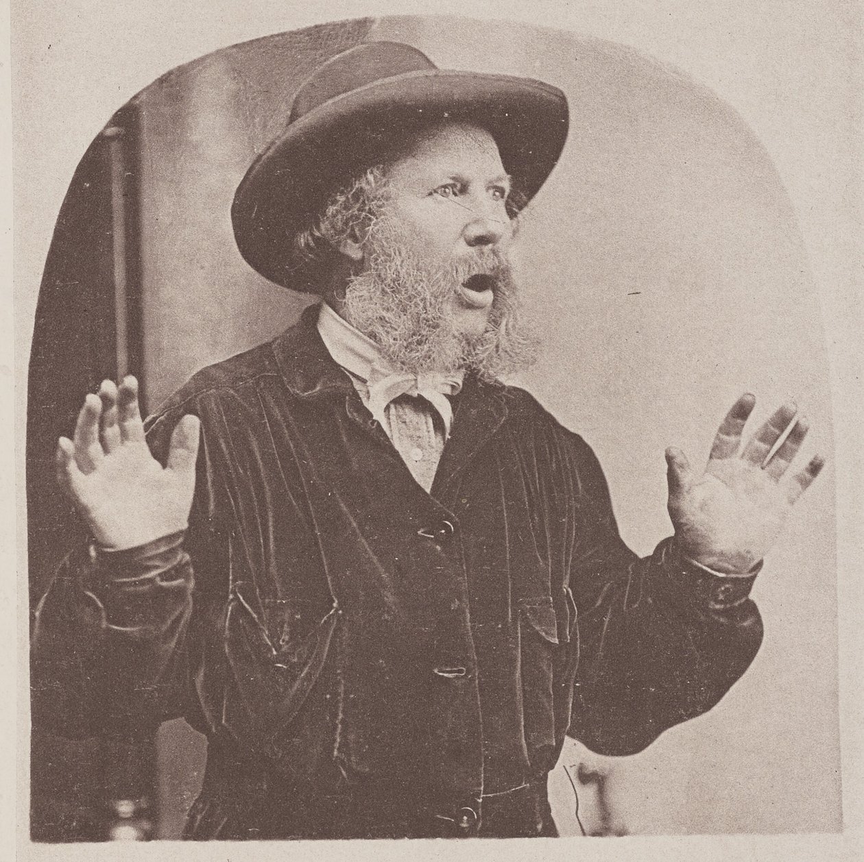 [驚いた男］ 作： Oscar Gustave Rejlander
