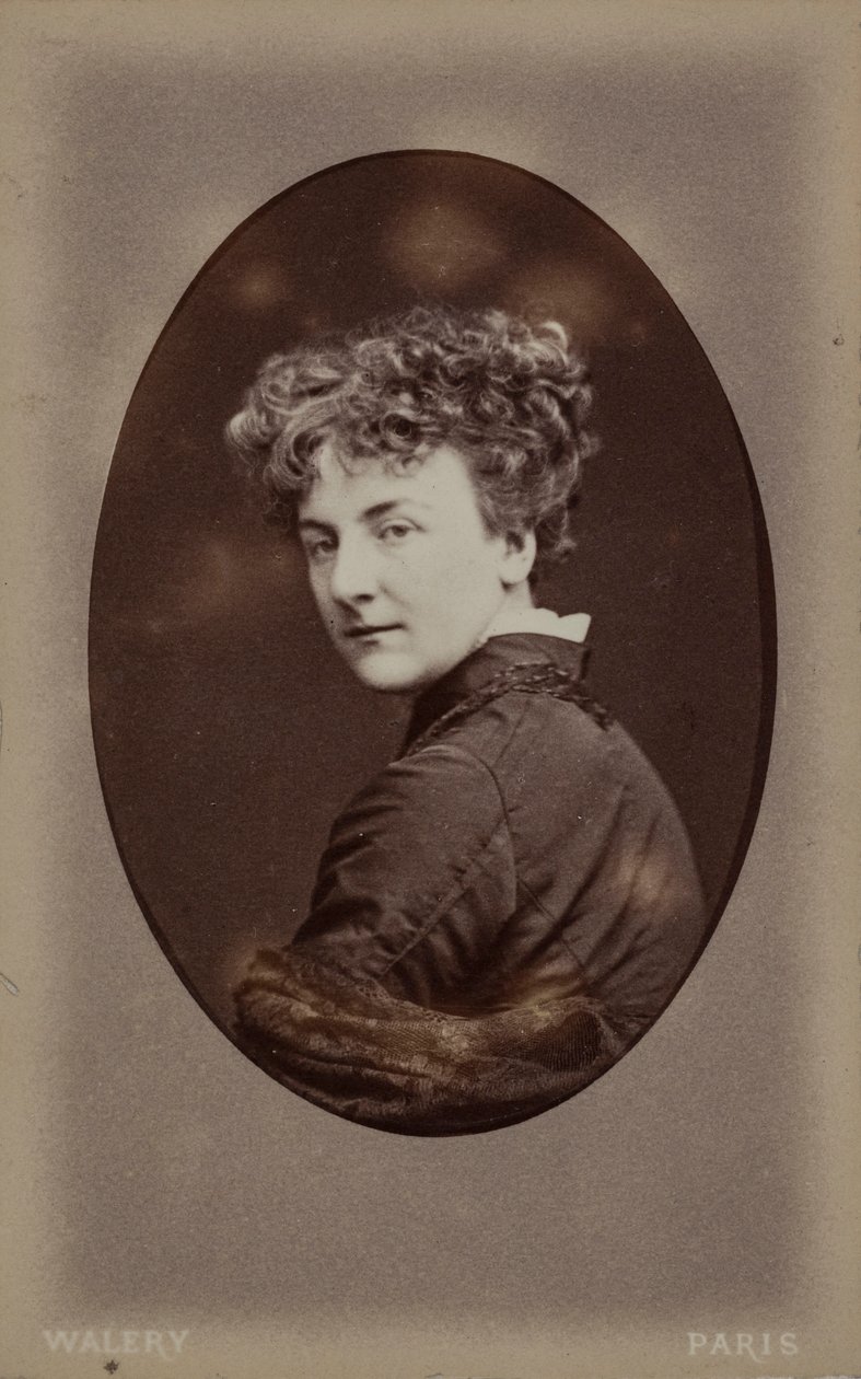 Jane Dieulafoy 1851-1916の肖像、c。 1890年。 作： オストロルク