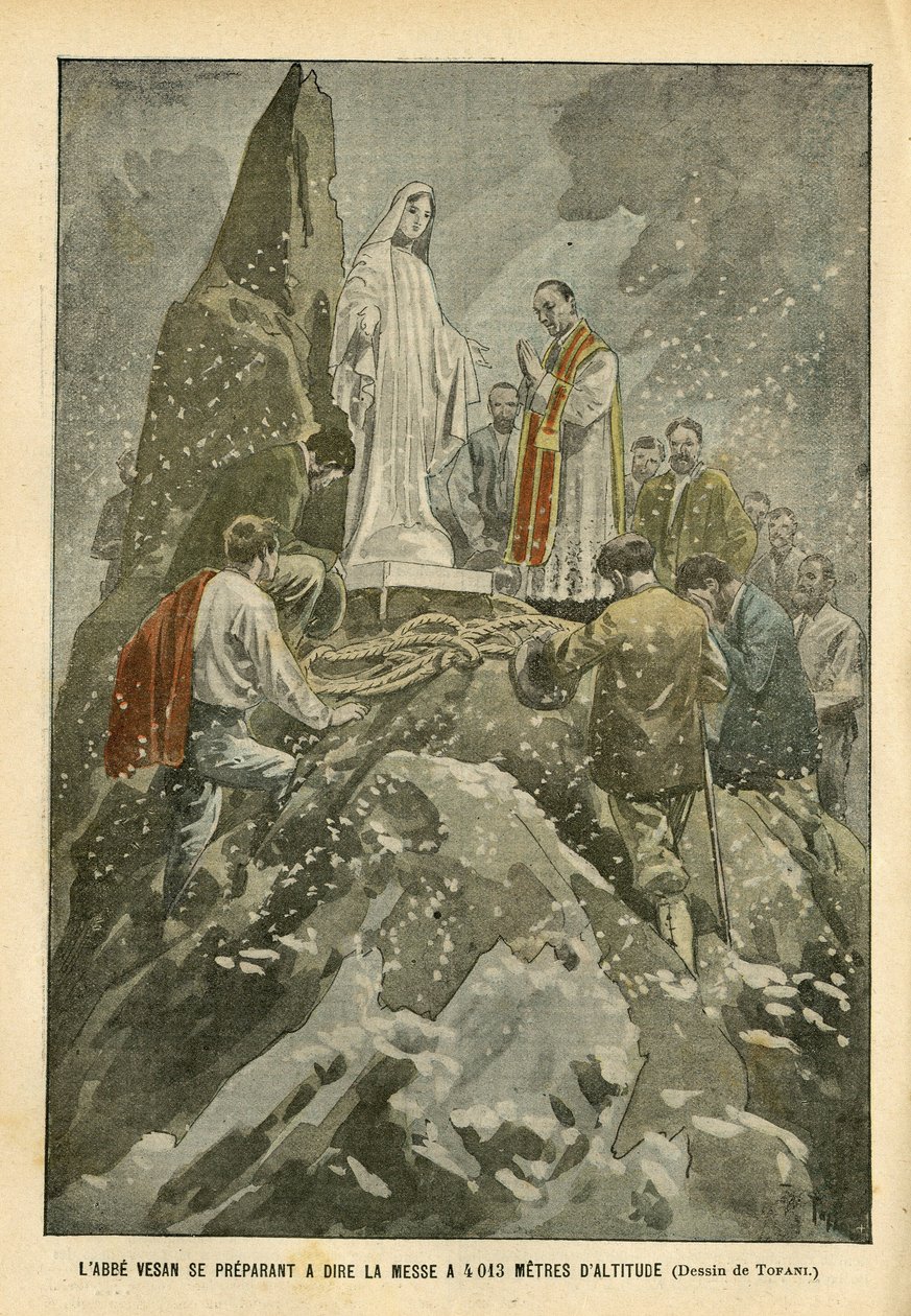 Le Pelerin』に掲載されたOswaldo Tofani（1849-1915）のイラスト 作： オズワルド・トファニ