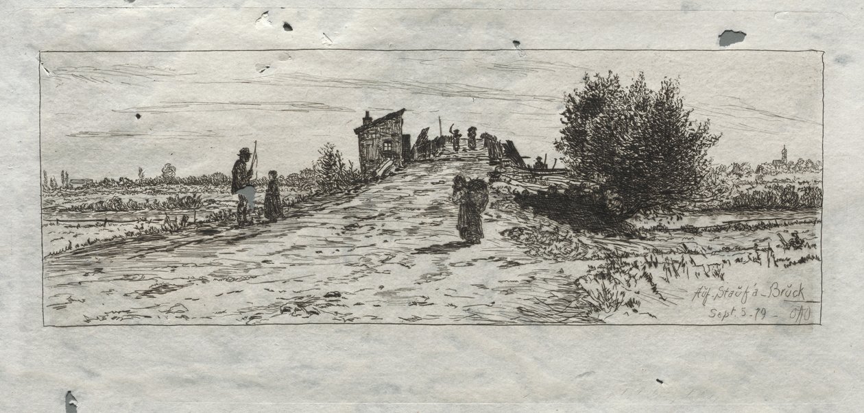 Auf Stauf a-Bruck、1879年。 作： Otto H. Bacher