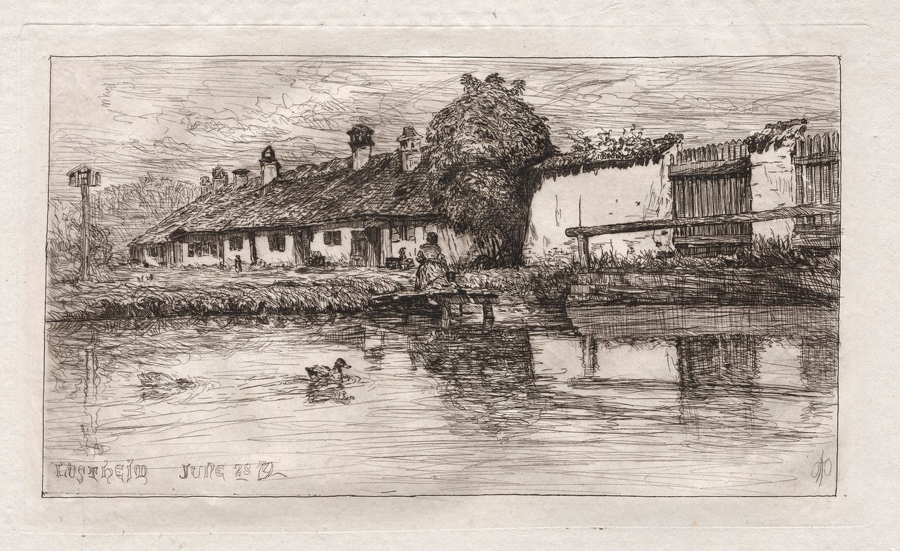 1879年、ルストハイム。 作： Otto H. Bacher