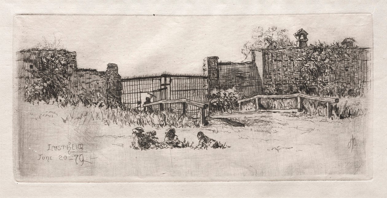 ゲート、ルストハイム、1879年。 作： Otto H. Bacher