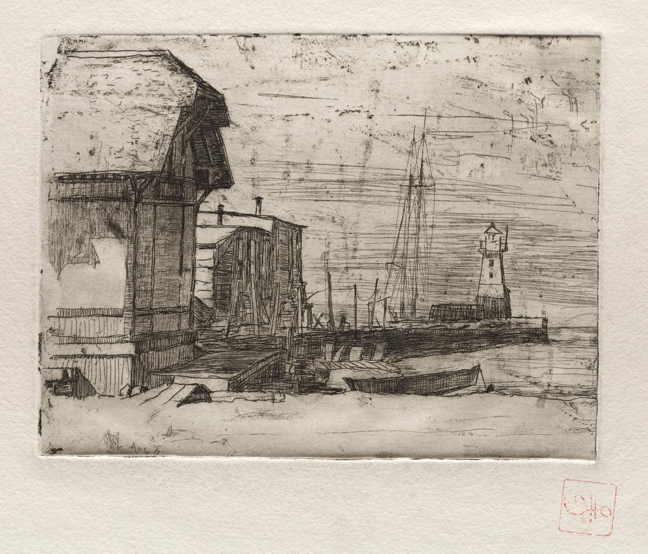 西埠頭 1878年 作： Otto H. Bacher