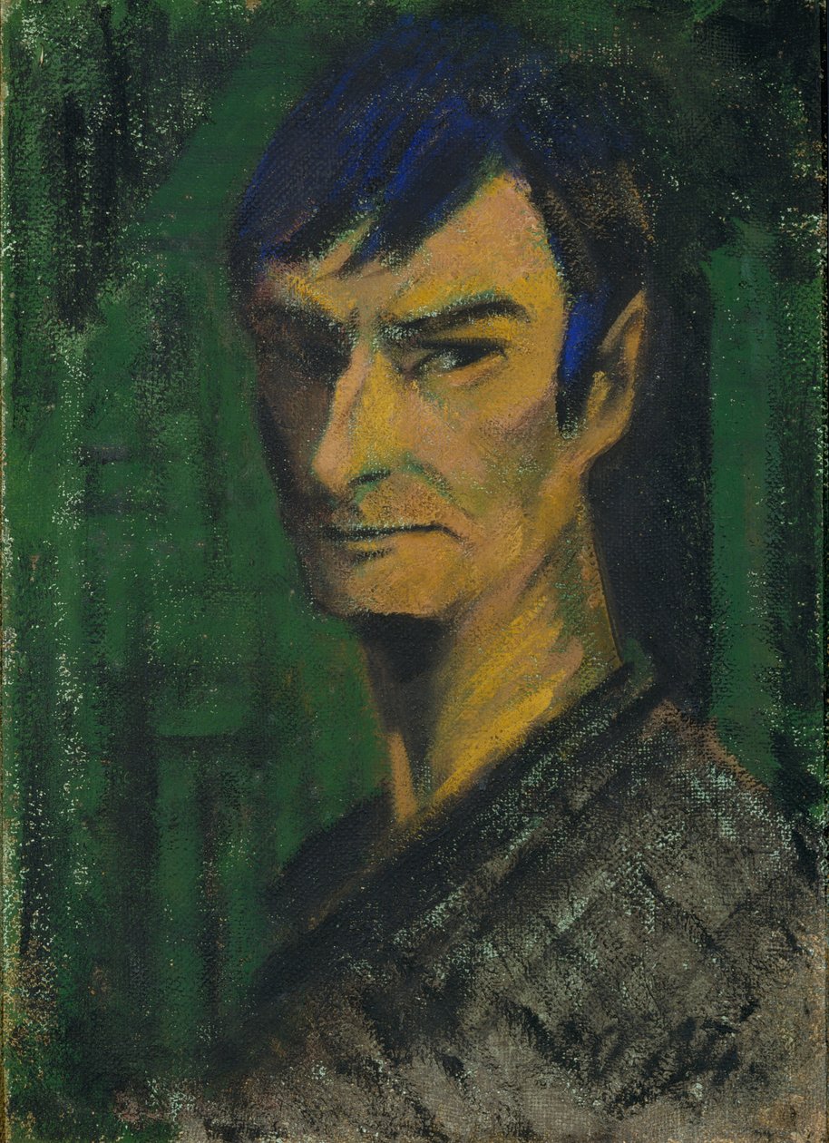 自画像 1921年頃（テンペラ、キャンバス） 作： オットー・ミュラーまたはミュラー