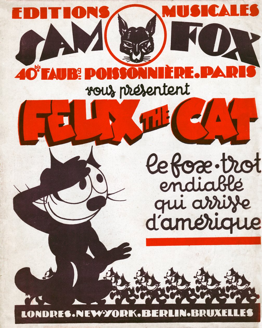1930年代 Felix The Cat フェリックス フエルト人形