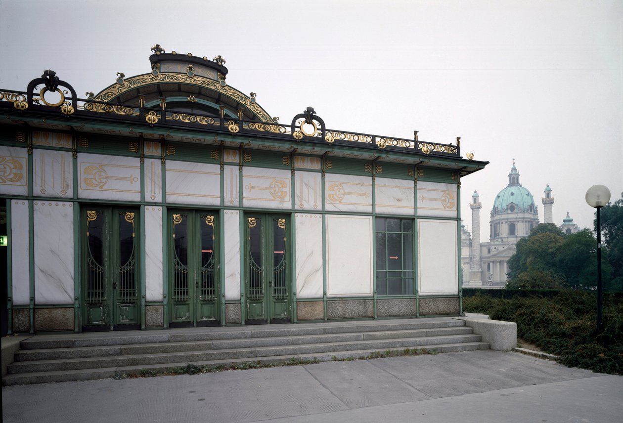 アールヌーボー：建築家オットー・ワーグナー（1841-1918）が