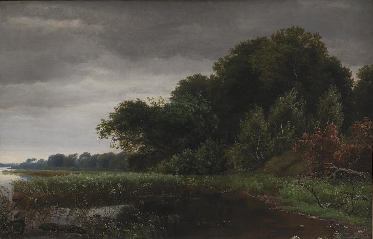 Gurre Sø での暴風雨の後の晴天 作： PC Skovgaard