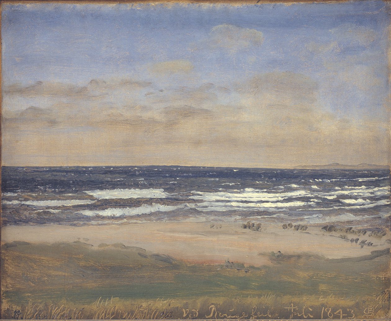 Rågelejeのビーチ 作： PC Skovgaard