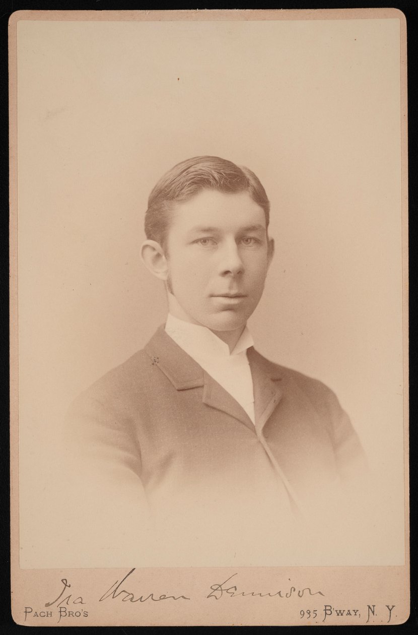 1891年から1893年までのアイラ・ウォーレン・デニソンの肖像。 作： パックブラザーズ