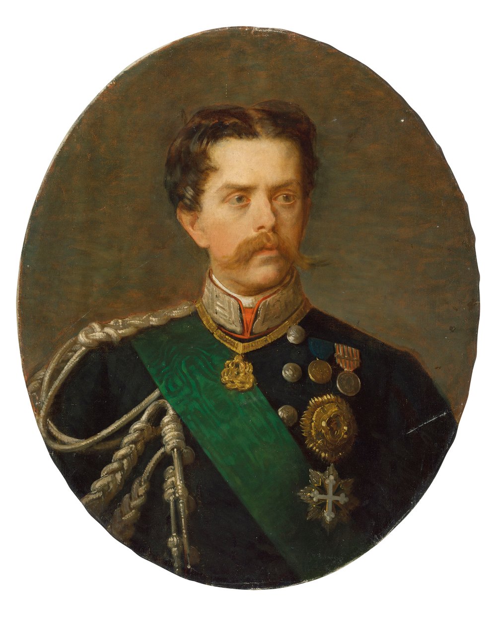 1844年から1900年にかけてのイタリア国王ウンベルト1世の肖像。 作： パオロ、バケッティ
