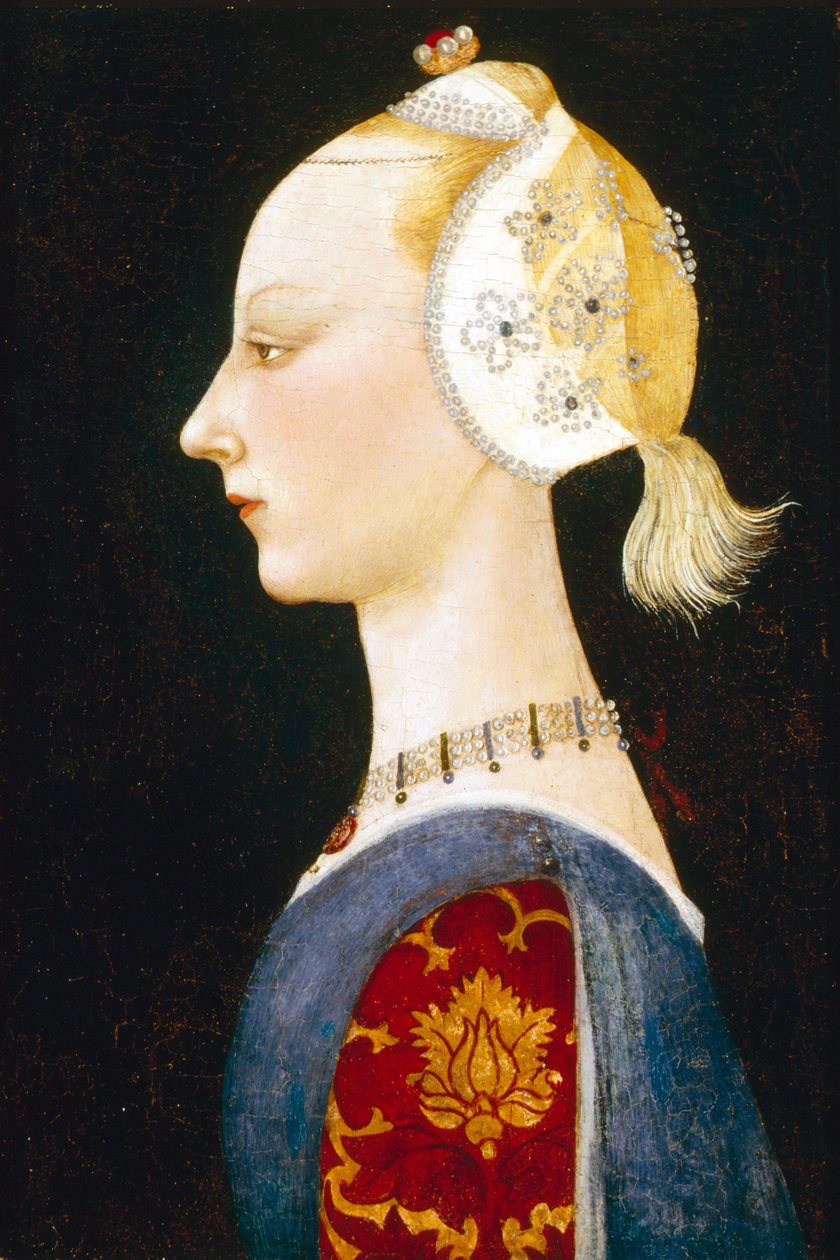 ファッションの若い女性、1462-1465 作： パオロ・ウチェッロ