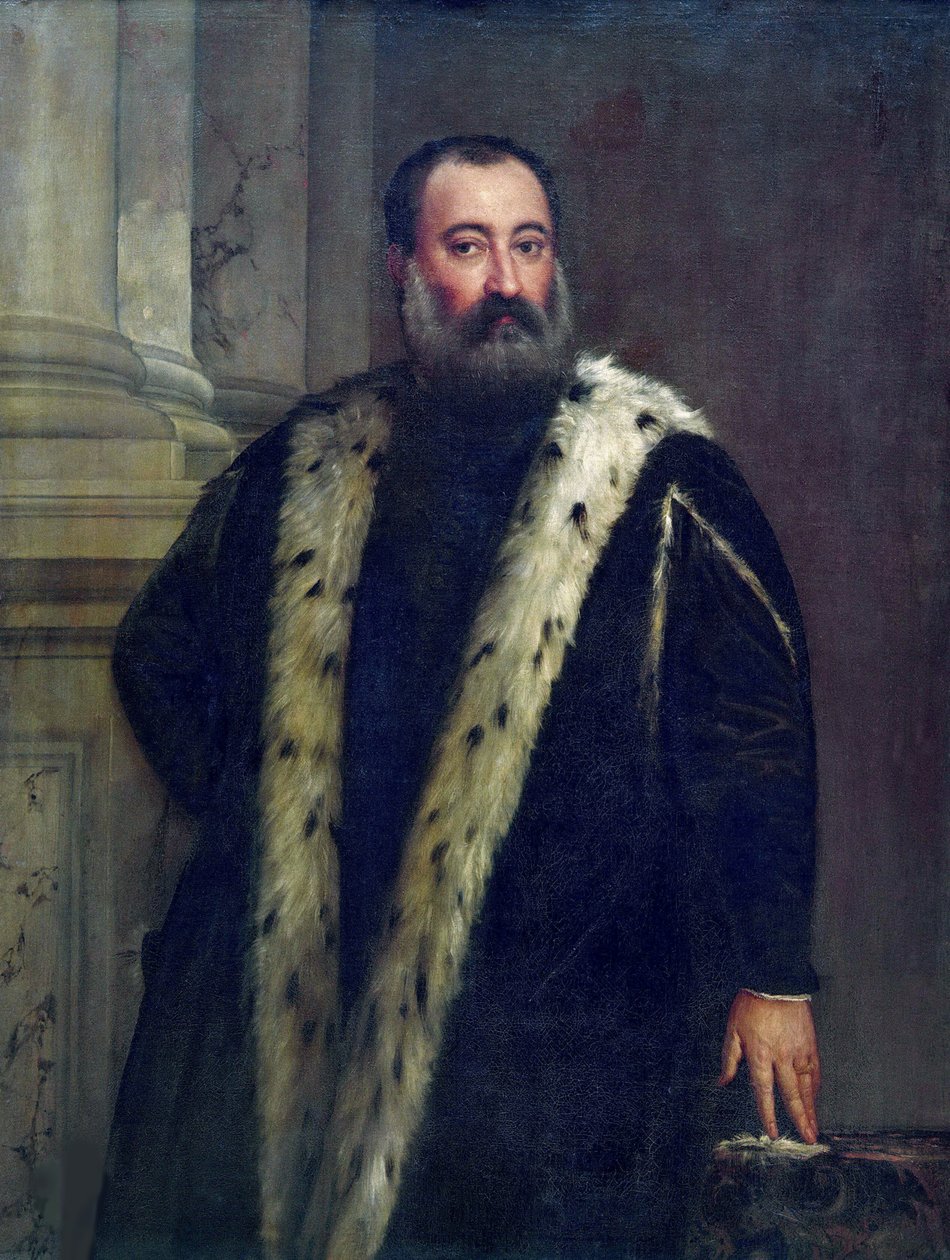 検察官アレッサンドロ・コンタリーニの肖像、c。 1565年。 作： パオロベロネーゼ