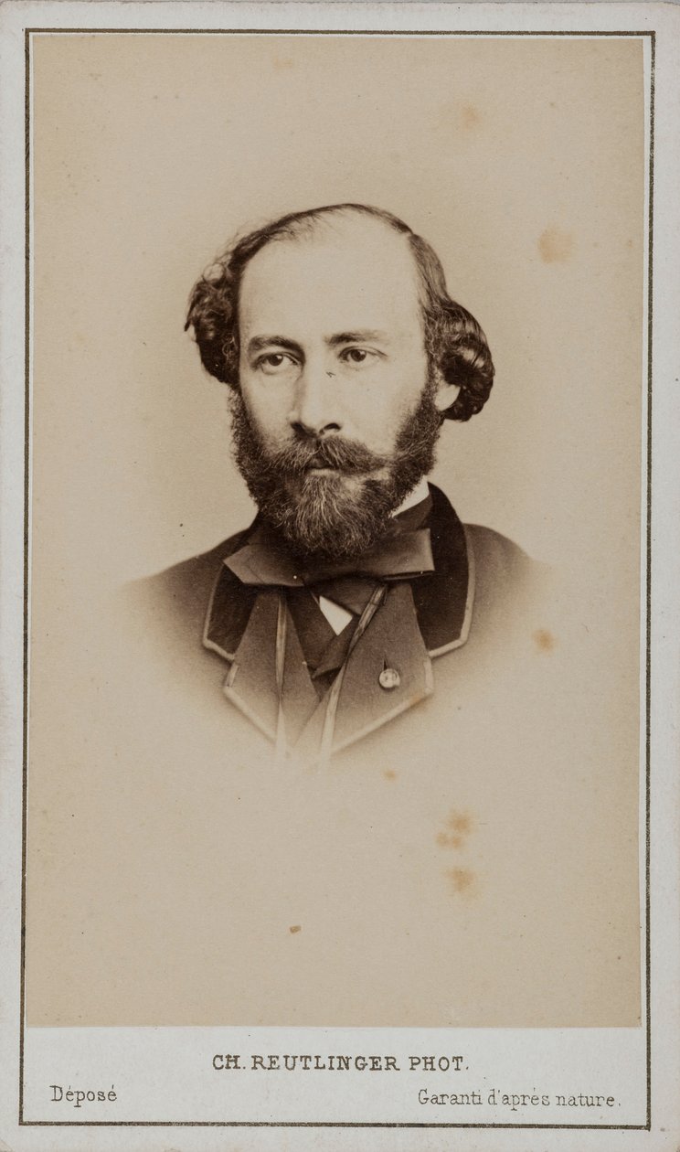オクターブ・フイエの肖像 1821-1890. 作： パリ。写真スタジオロイトリンガー