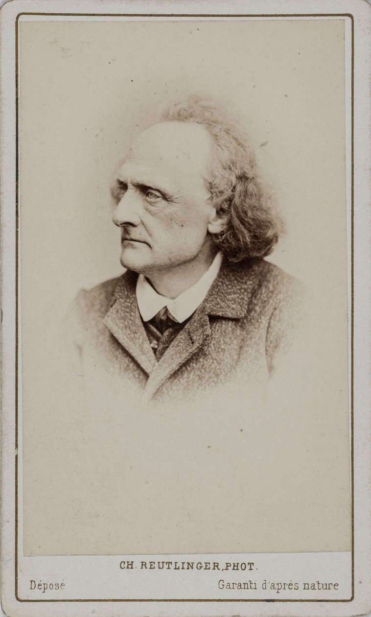 ピアニストで作曲家のヘンリー・リトルフの肖像 1818-1891 . 作： パリ。写真スタジオロイトリンガー