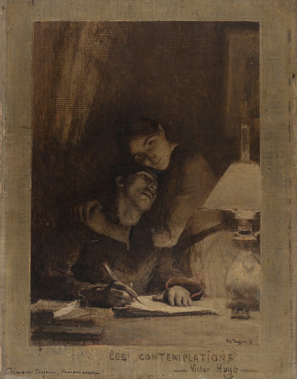いつも大好き！ ラブ・アゲイン!、c. 1886年。 作： パスカル・アドルフ ジャン・ダニャン・ブーベレ