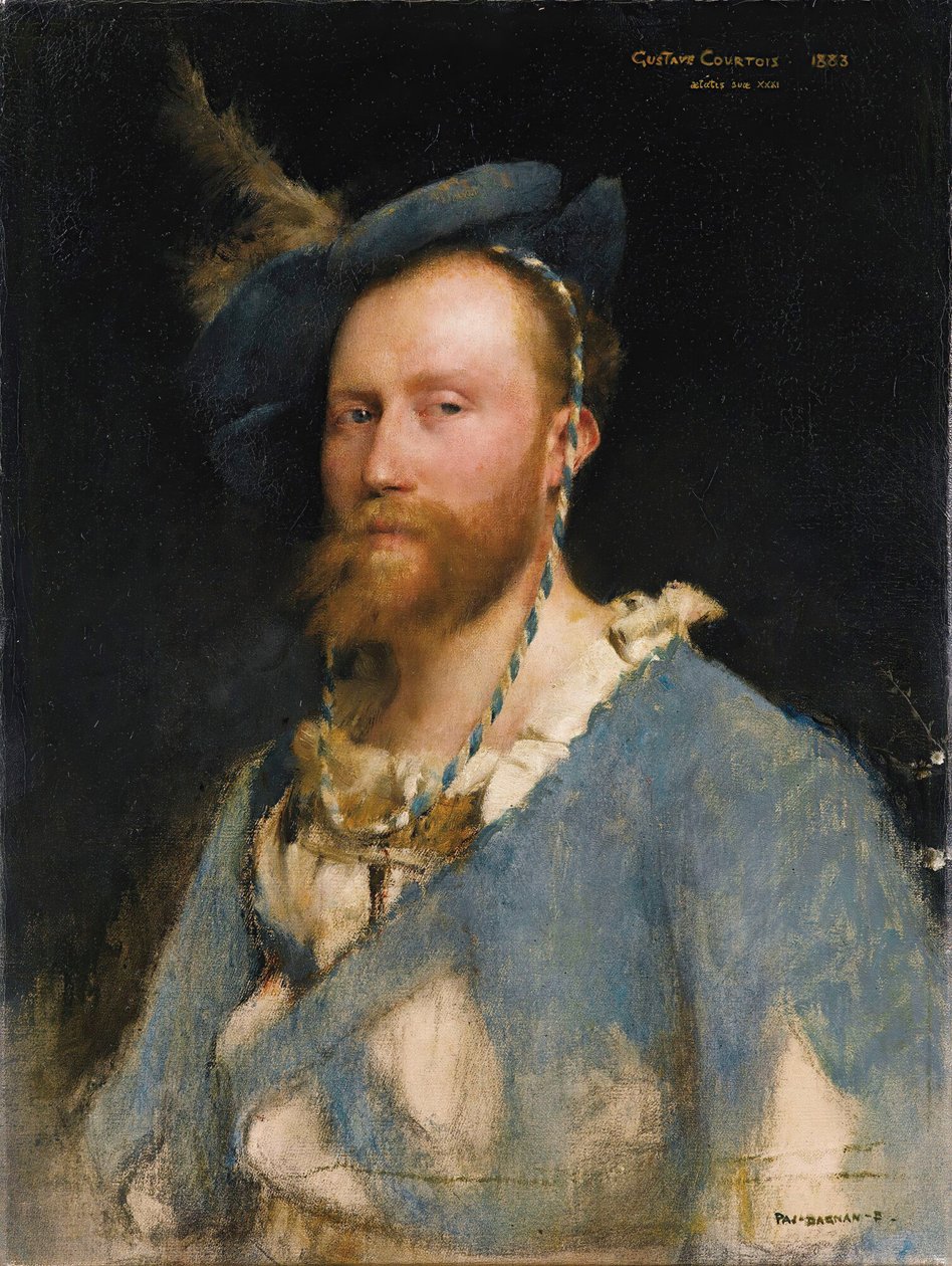 芸術家ギュスターヴ・クルトワの肖像 1852-1923, 1883. 作： パスカル・アドルフ ジャン・ダニャン・ブーベレ