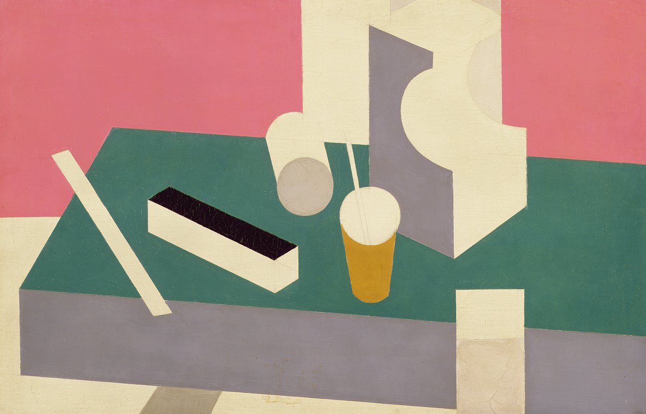 絵画-静物、1929-30 作： パトリック・ヘンリー・ブルース