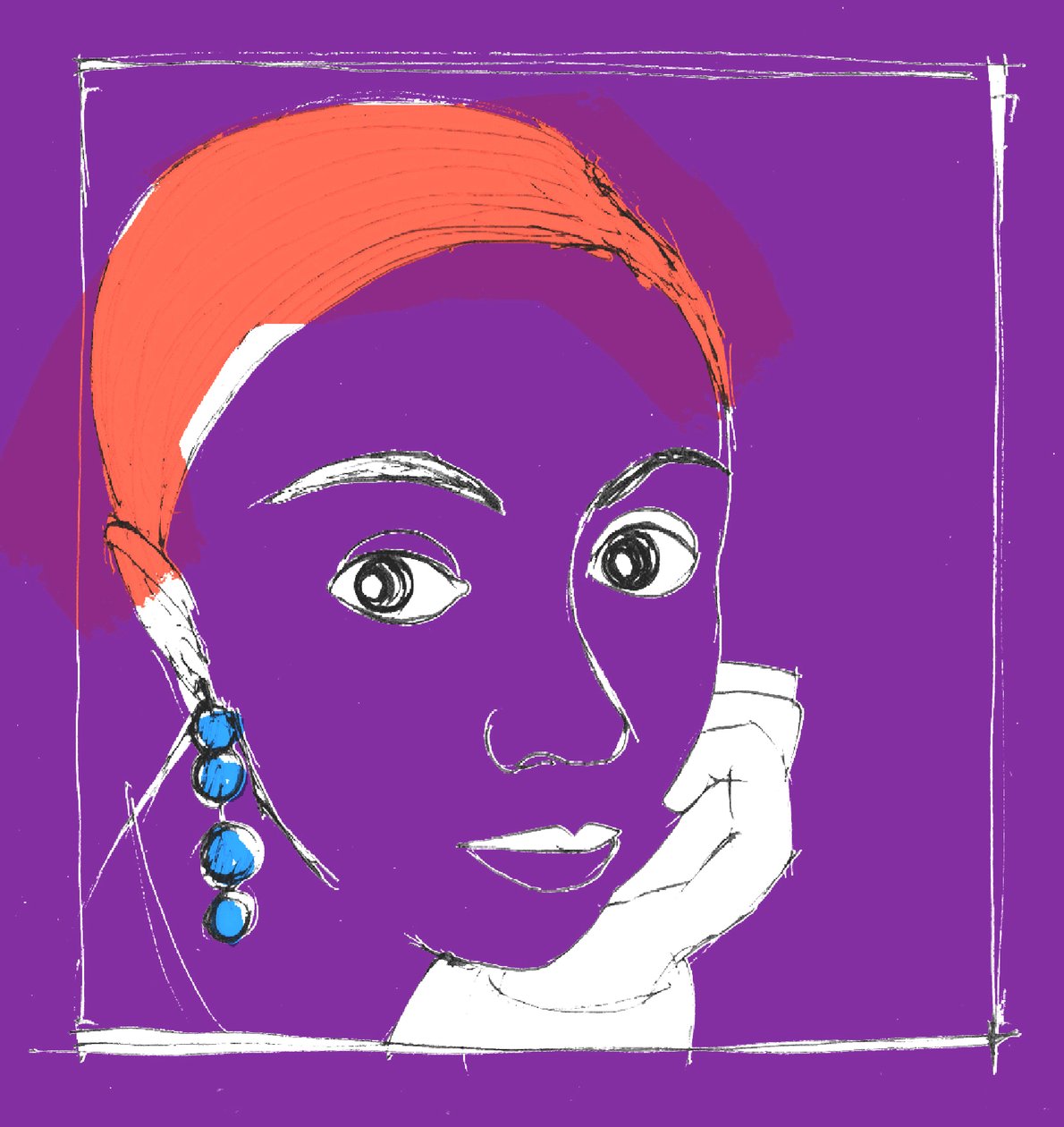 Estate, 2019（デジタル、インク） 作： パトリツィア ラ ポルタ